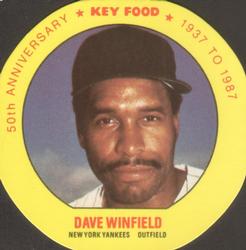 1987 Key Food Baseball Discs Baseball Cards
